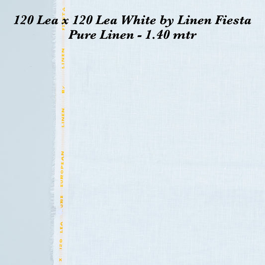 1.40 80 Lea White Linen - END BIT (20%)