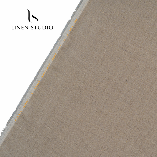 Pure Linen Shirting 60 Lea - Natural