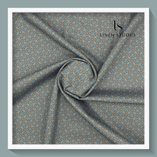 100% Luxury Cotton Printed Shirting - 07