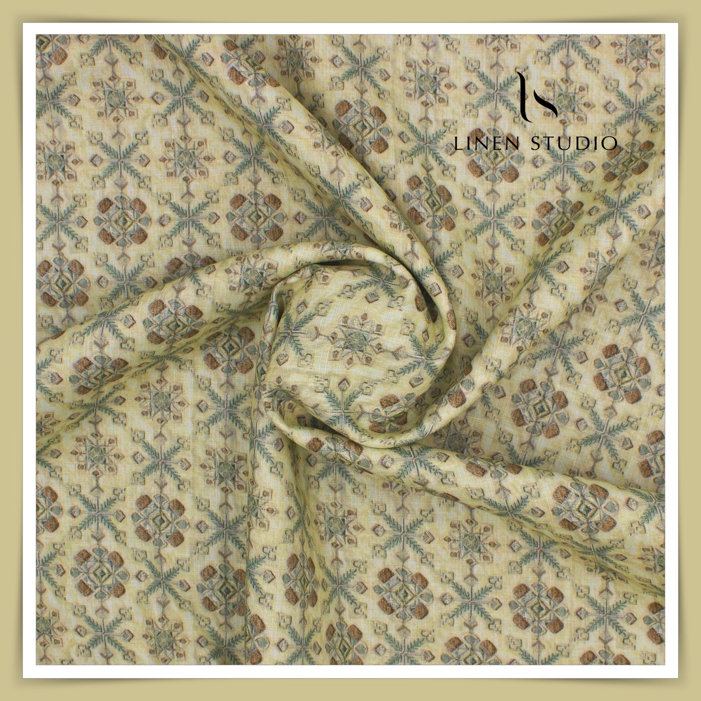 Oregon Linen 0933 - Pure Linen Digital Print