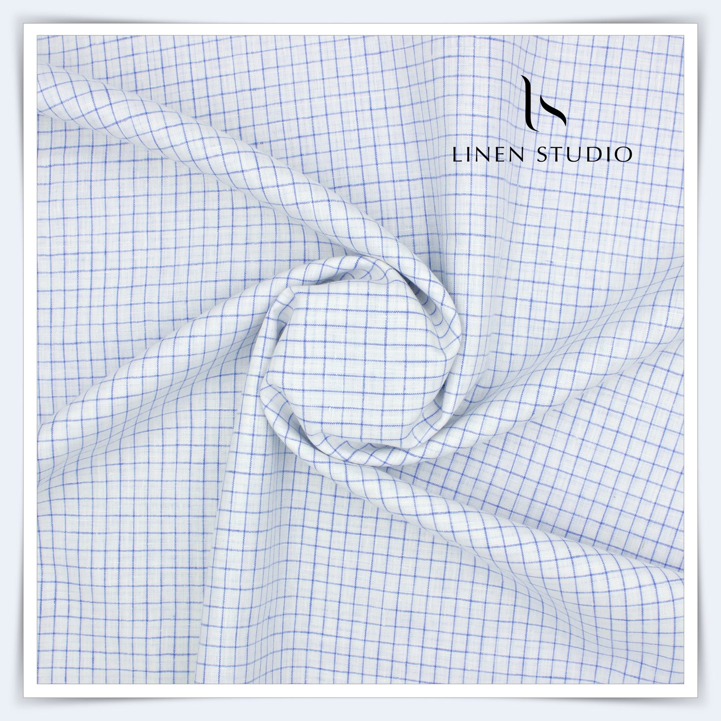 Provence 14422/102 - 60 Lea Pure Linen Checks