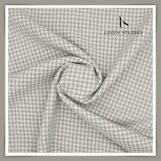 Provence 15065/102 - 60 Lea Pure Linen Checks