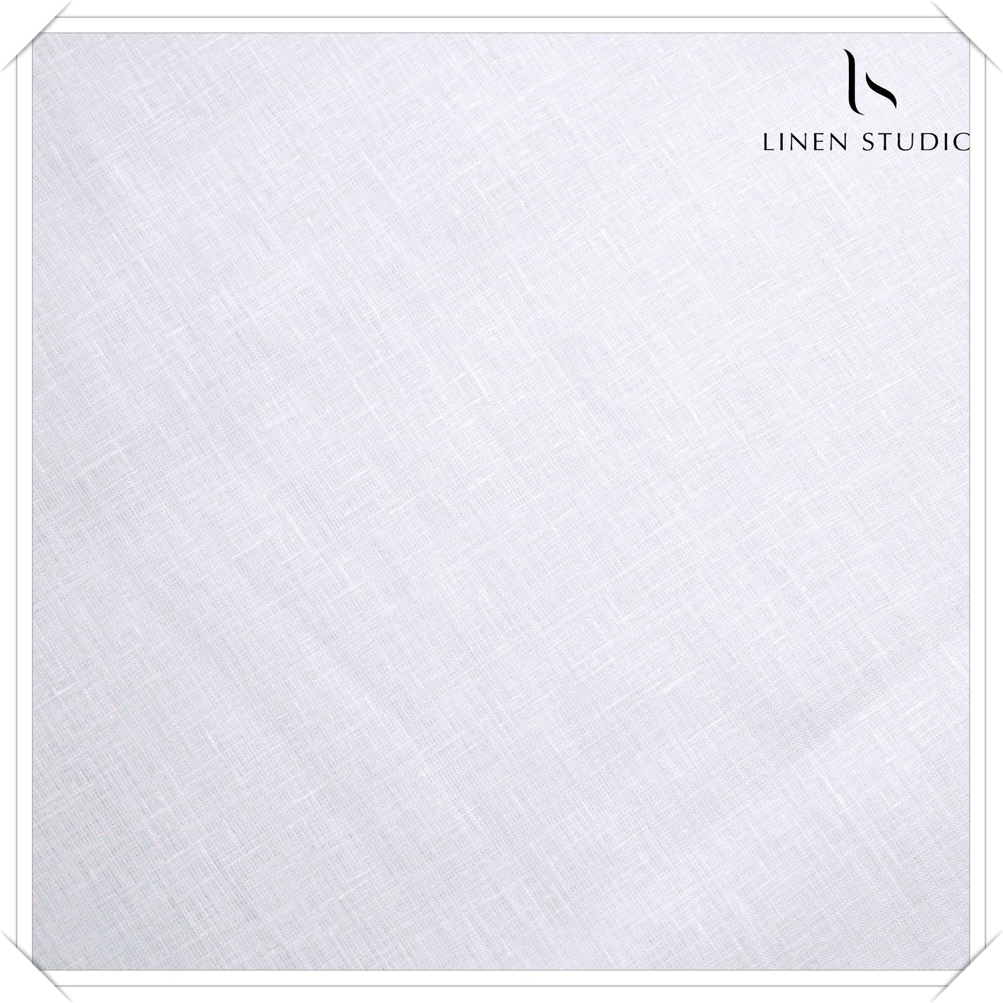 70 Lea White Shirting by Linen Studio (100% Pure European Linen)