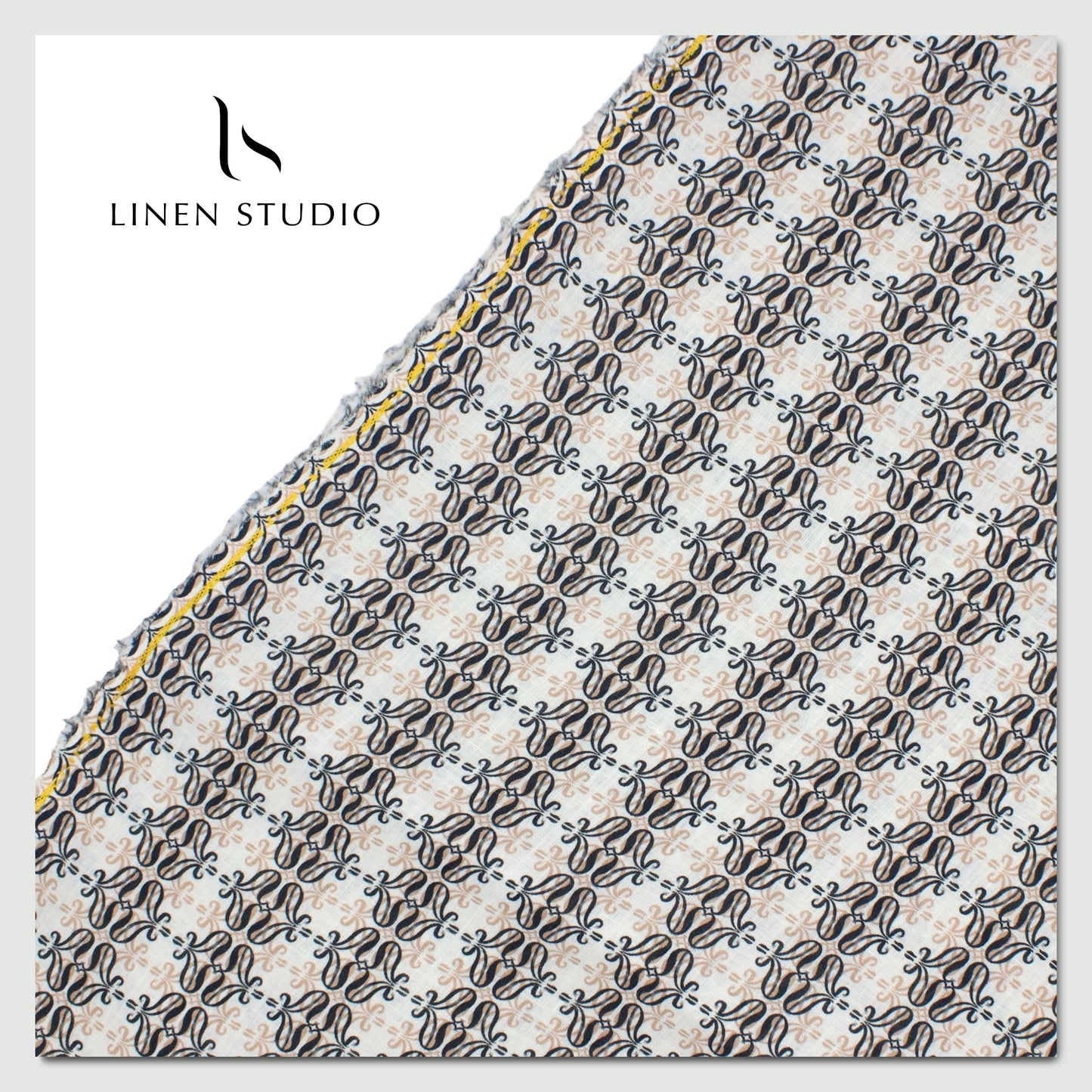 Pure Linen Printed Shirting - 30% SALE 32