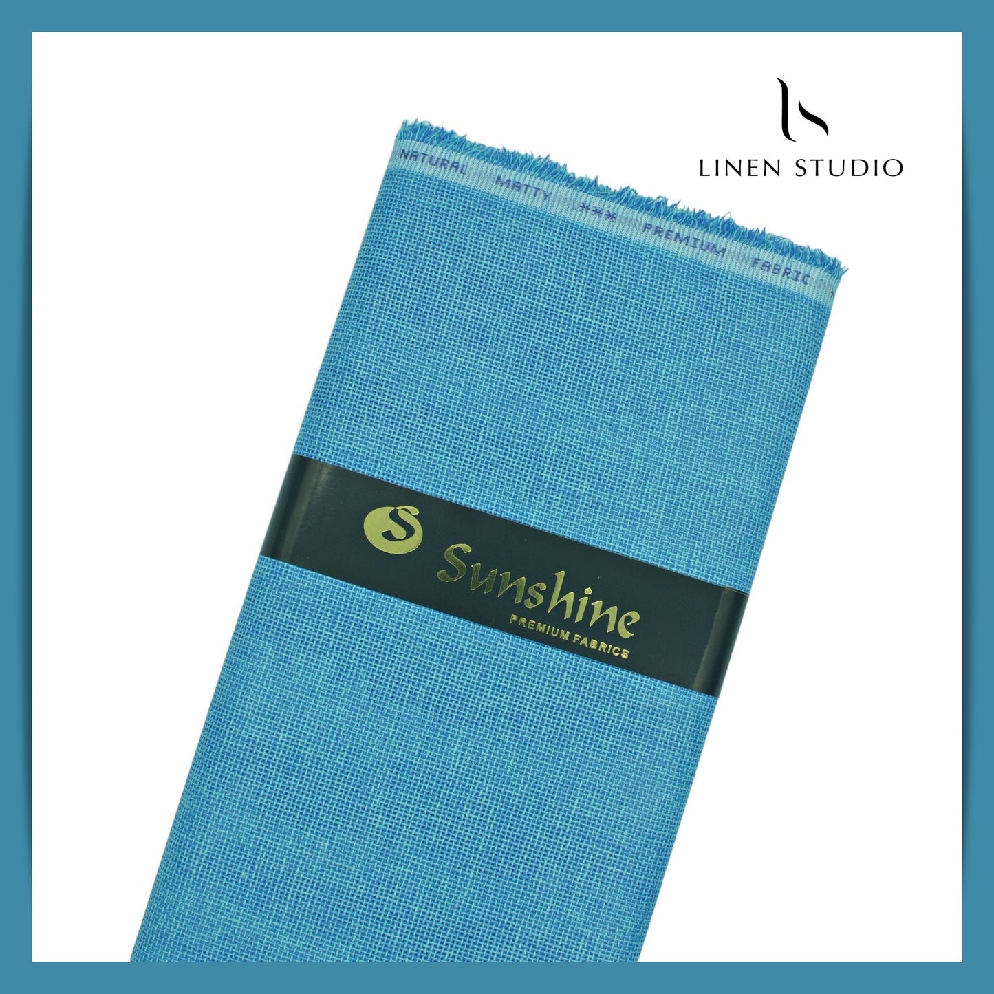 Jute PV fabric - Blue