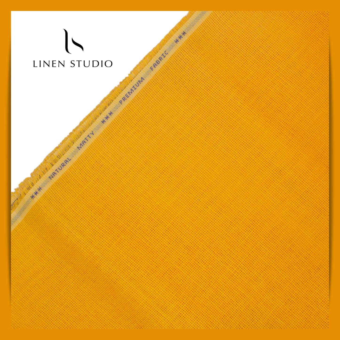 Jute PV fabric - Golden Yellow