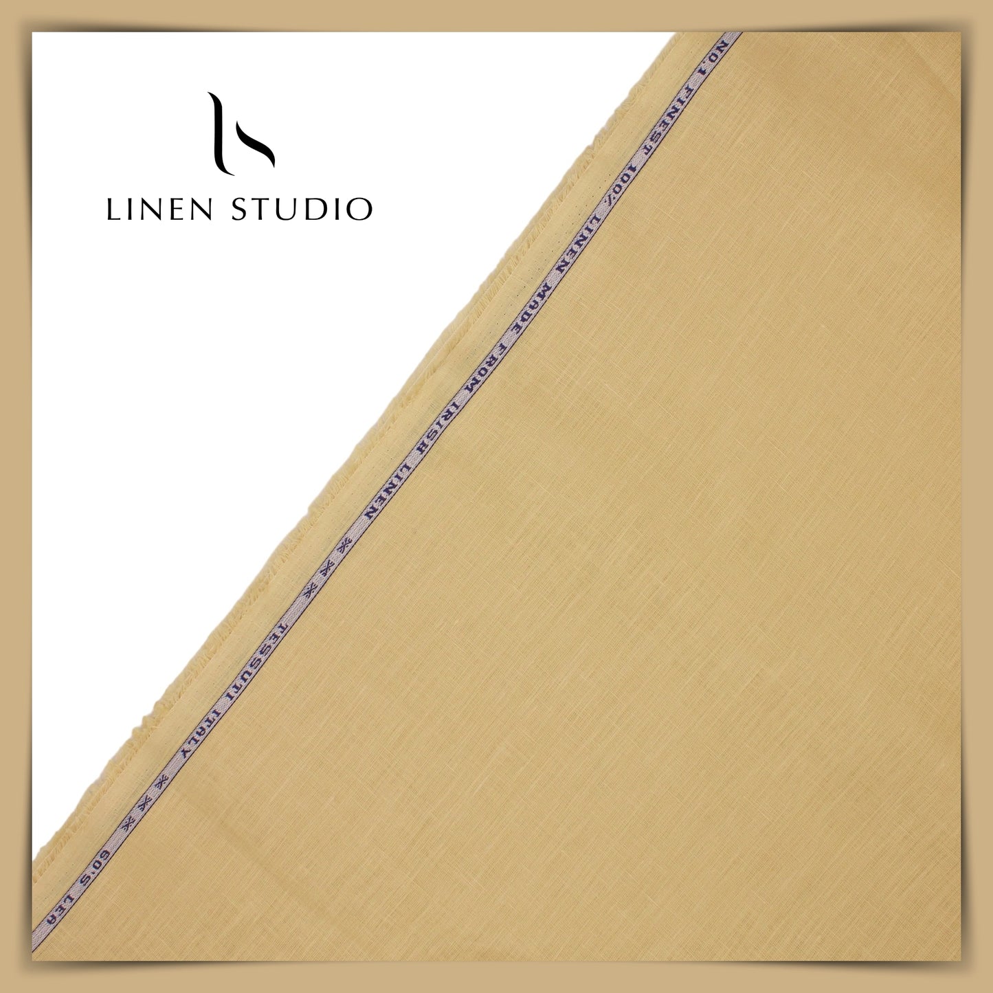 Tessuti Linen 60 Lea Plain Colour - 03