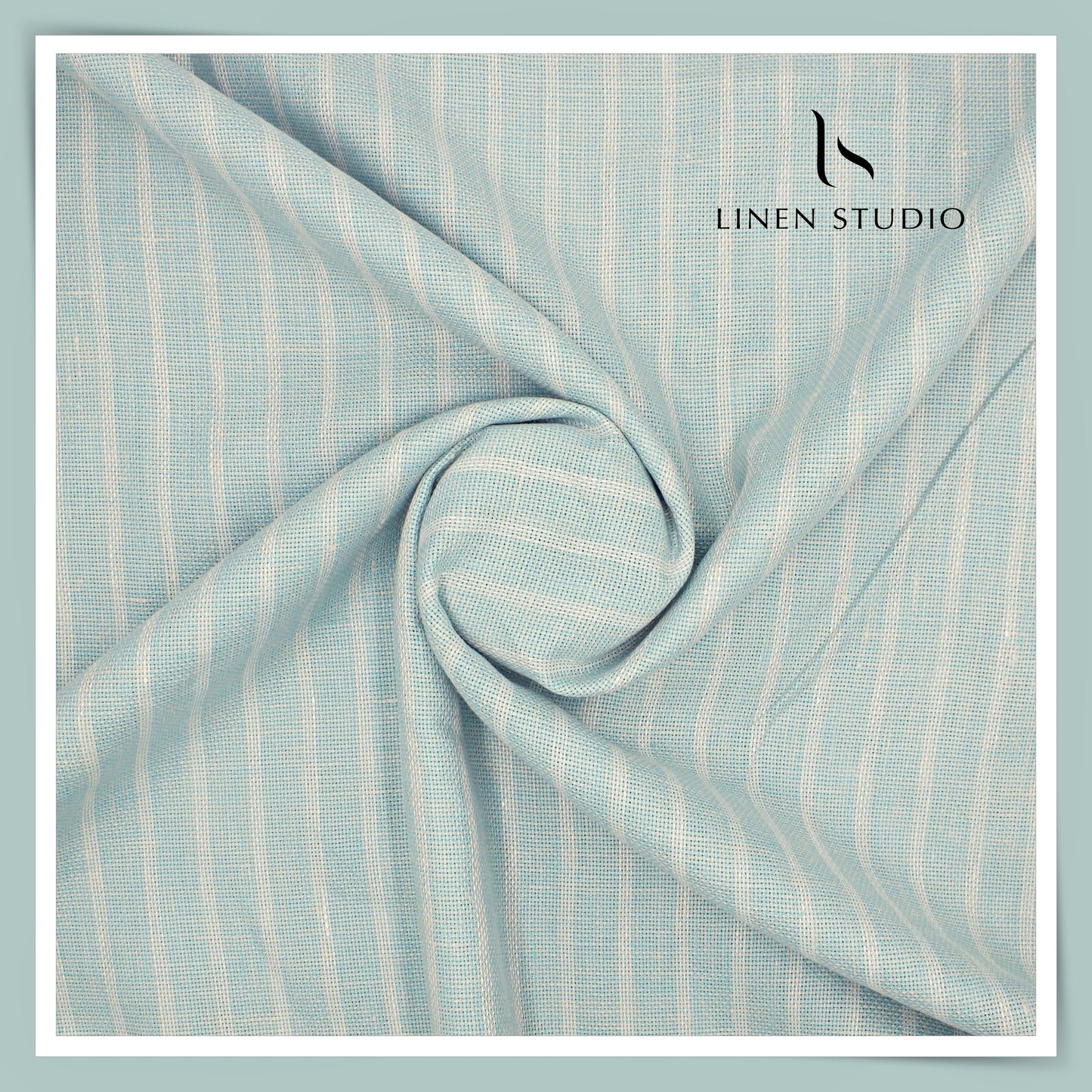 Linen Club 60 Lea Netted Striped Shirting (50% SALE)