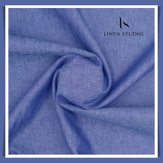 Raymonds Premium Linen Suiting - Azure Blue