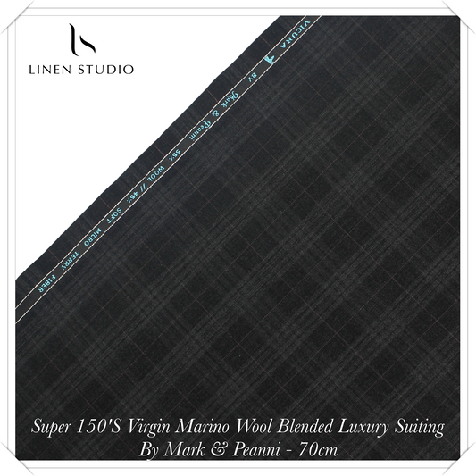 70 Cm Suiting Fabric - END BIT (65%)