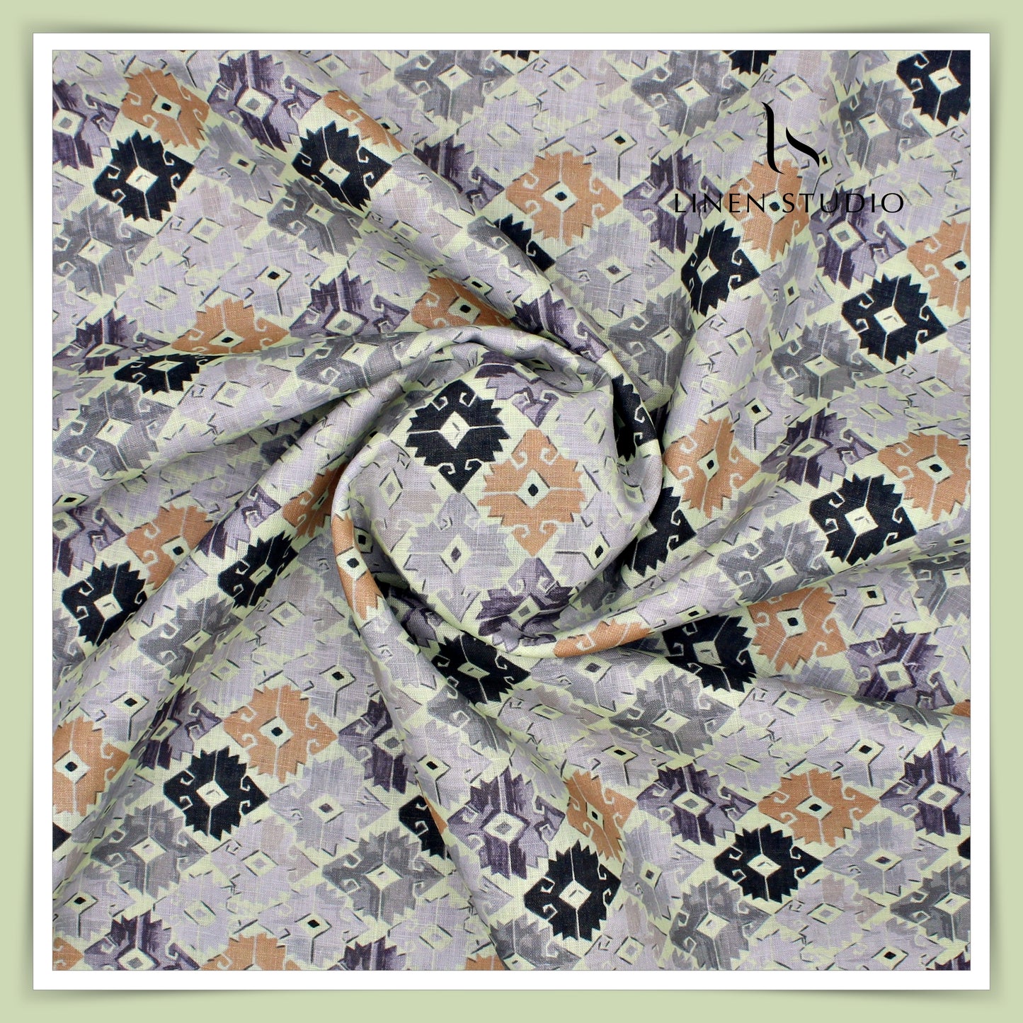 Italian Linen Digital Printed Premium Linen - 01