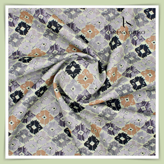 Italian Linen Digital Printed Premium Linen - 01